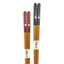 [Mansaku Select] Wakasa Lacquerware Pair of Chopsticks - Snow Rabbit 