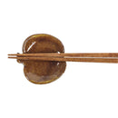 [Mansaku Select] Shigaraki ware chopstick rest - apple border 