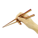 [Mansaku Select] Genuine Lacquer Octagonal Chopsticks, Vermilion-White Bamboo/Patterned Bamboo 