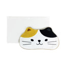 [Cat Masshiro Select] Day Lively Cat Eye Pillow - Bathtime Eye Mask with Vinyl Pouch