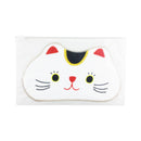 [Cat Masshiro Select] Day Lively Cat Eye Pillow - Bathtime Eye Mask with Vinyl Pouch