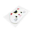 [Cat Masshiro Select] Day Lively Cat Eye Pillow - Bathtime Eye Mask with Vinyl Pouch