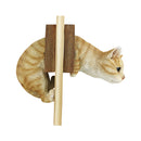 [Cat Master Selection] Wall Hanging Cat Figurine - Cat Tunnel Tabby Cat