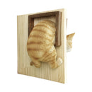 [Cat Master Selection] Wall Hanging Cat Figurine - Cat Tunnel Tabby Cat