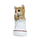 【猫まっしぐらセレクト】 猫の置物-スニーカー