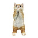 【猫まっしぐらセレクト】 猫の置物-ちょうだい