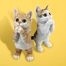 【猫まっしぐらセレクト】 猫の置物-ちょうだい