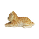 【猫まっしぐらセレクト】 猫の置物-リラックス