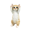 [Cat-loving Selection] Cat Figurine - Raise your hand