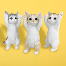 [Cat-loving Selection] Cat Figurine - Raise your hand