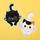 猫まっしぐら特製ステッカー　まっしぐら