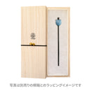 猫型陶器玉かんざし