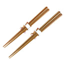 [Cat-themed Selection] Hasikko Cat Chopsticks and Chopstick Rest Set - Brown Tabby
