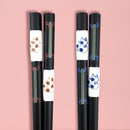 [Cat-themed Selection] Cat Glass Bead Chopsticks - Cat's Back