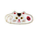 [Cat Masshiro Selection] Japanese lucky charm motif cat capis tray - Maneki-neko