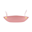 [Cat Masshiro Select] Assembled Cat-Shaped Leather Tray, Pink
