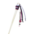 Cow horn turquoise single hairpin - blue/red