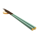 Wakasa lacquerware gold-replicated hexagonal chopsticks 
