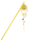 White dew small chrysanthemum hairpin (Shiratsuyu Kogiku Ippon Kanzashi)