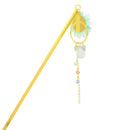 White dew small chrysanthemum hairpin (Shiratsuyu Kogiku Ippon Kanzashi)
