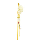 White dew small chrysanthemum hairpin (Shiratsuyu Kogiku Ippon Kanzashi)
