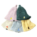Pile embroidered sauna hat