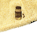 Pile embroidered sauna hat