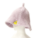 Pile embroidered sauna hat