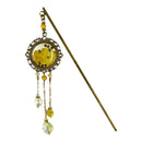 Blooming Flower Painting One Hairpin (Saikakai Ippon Kanzashi)