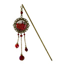 Blooming Flower Painting One Hairpin (Saikakai Ippon Kanzashi)