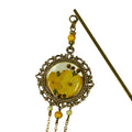 Blooming Flower Painting One Hairpin (Saikakai Ippon Kanzashi)