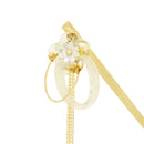 Foil-Decorated Kanzashi Hairpin
