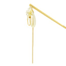 Foil-Decorated Kanzashi Hairpin