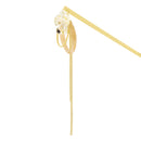 Foil-Decorated Kanzashi Hairpin