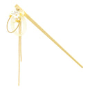 Foil-Decorated Kanzashi Hairpin