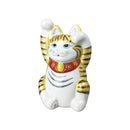 [Cat Maneki-neko Selection] Kutani Ware No. 6, Maneki-neko (Lucky Cat) - Two Hands, Kinmori