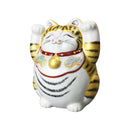 [Cat Maneki-neko Selection] Kutani Ware No. 5, Maneki-neko (Lucky Cat) - Both Hands, Gold