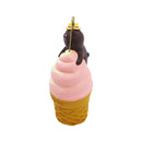 【猫まっしぐらセレクト】concombre 雪猫アイス店・猫の置物ミニ-ソフトクリーム看板猫