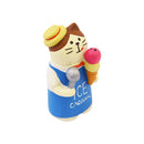 [Cat-centric Selection] Concombre Snow Cat Ice Cream Shop Mini Cat Figurine - Ice Cream Shop Cat (Concombre Snow Cat Ice Cream Shop Mini Cat Figurine - Ice Cream Shop Cat)