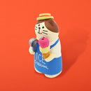 [Cat-centric Selection] Concombre Snow Cat Ice Cream Shop Mini Cat Figurine - Ice Cream Shop Cat (Concombre Snow Cat Ice Cream Shop Mini Cat Figurine - Ice Cream Shop Cat)