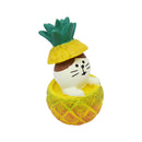 [Cat-loving Selection] Concombre Fruit Parlor Cat Figurine Mini - Pineapple