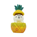 [Cat-loving Selection] Concombre Fruit Parlor Cat Figurine Mini - Pineapple