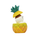 [Cat-loving Selection] Concombre Fruit Parlor Cat Figurine Mini - Pineapple