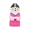 【猫まっしぐらセレクト】concombre 七夕・猫の置物ミニ-織姫猫と彦星猫