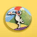 [Cat Magnitude Selection] Stylish Cat Round Cat Magnet - Mt. Fuji