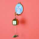 [Cat Master Select] KANNEKO Cat Doorbell - Mackerel Tabby, Sky Blue