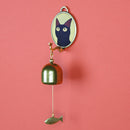 [Cat-Friendly Selection] KANNEKO Cat Doorbell - Black Cat, Yellow
