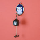 [Cat Master Select] KANNEKO Cat Doorbell - White/Brown Cat, Navy