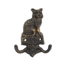[Cat Masshiro Select] Antique-Style Cat Iron Hook Cat-Double Hook