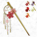 Cherry blossom single hairpin